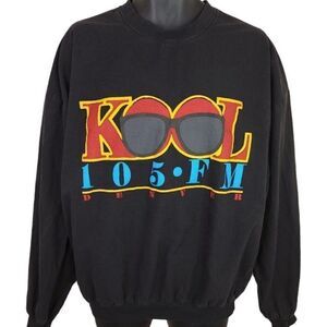 KOOL 105 Fm Denver Sweatshirt T Shirt Vintage 90s Rock Station Made In USA Mens